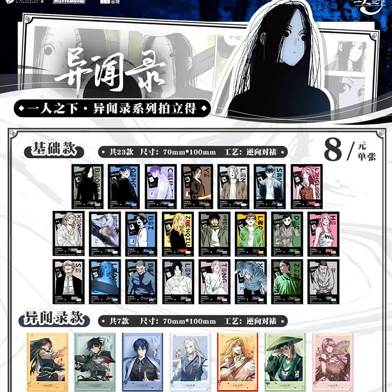 现货一人之下（第六弹）异闻录系列 徽章拍立得盲盒周边 正版官方图片