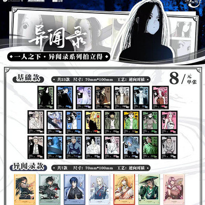现货一人之下（第六弹）异闻录系列 徽章拍立得盲盒周边 正版官方