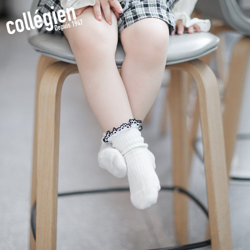 collegien儿童短袜中筒袜四季款