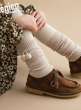 法国Collegien女童袜套堆堆袜秋冬保暖羊毛护腿儿童护膝小腿袜子