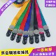 1.5cm黑色鳄鱼夹铁饼扣纯色挂绳牌证工作牌厂牌绳参展证带子挂牌绳展会证吊绳胸卡套保护套挂带可定做展会卡