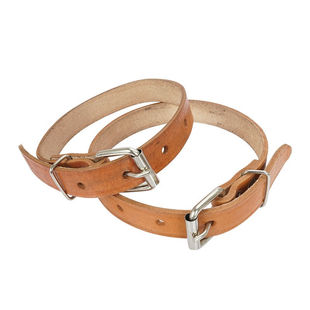 挚尚753头层牛皮脚扣带1付电工脚扣皮带水泥杆脚爬脚扣带木杆脚扣