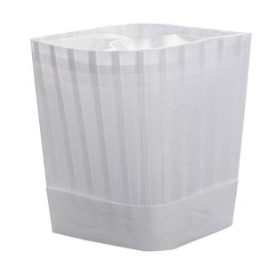 大杨395一次性无纺布加厚厨师帽200顶29*30cm60g纤白高方帽餐厅厨