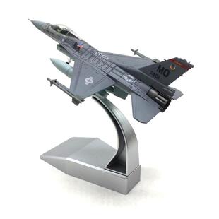 1:100Nsmodel美国F16C战隼喷气式战斗机仿真合金军事飞机模型成品