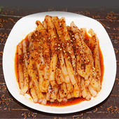 免邮 甘肃面食小吃平凉特产泾川面筋真空装 非凉酿皮速食带料包两份