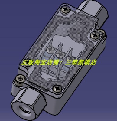 tmc-3pg 接线盒 连接盒 接线箱实体 3D三维几何模型 数模建模 stp
