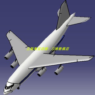 安124苏联重型 运输机固定翼货飞机轮胎三维几何数模型3D打印素材