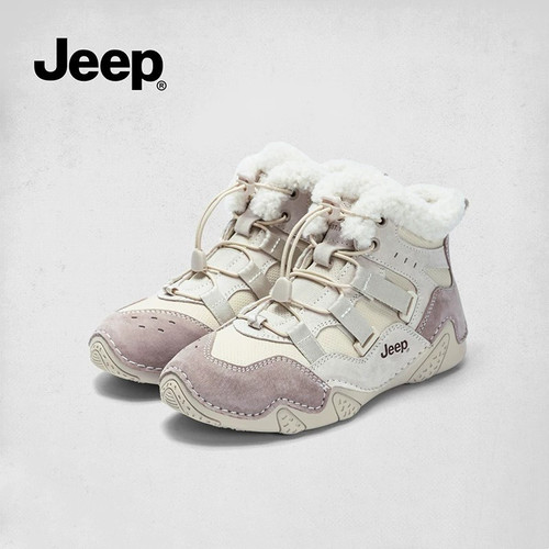jeep加绒雪地靴女2025冬