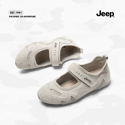 JEEP甜美风浅口单鞋舒适
