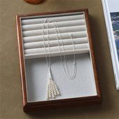 扫帚珍珠流苏吊坠项链女秋冬轻奢小众设计高级感长款 时髦毛衣链