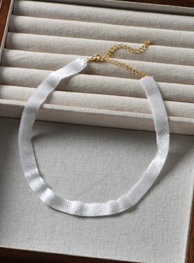 波光粼粼拼接编织项链手链女