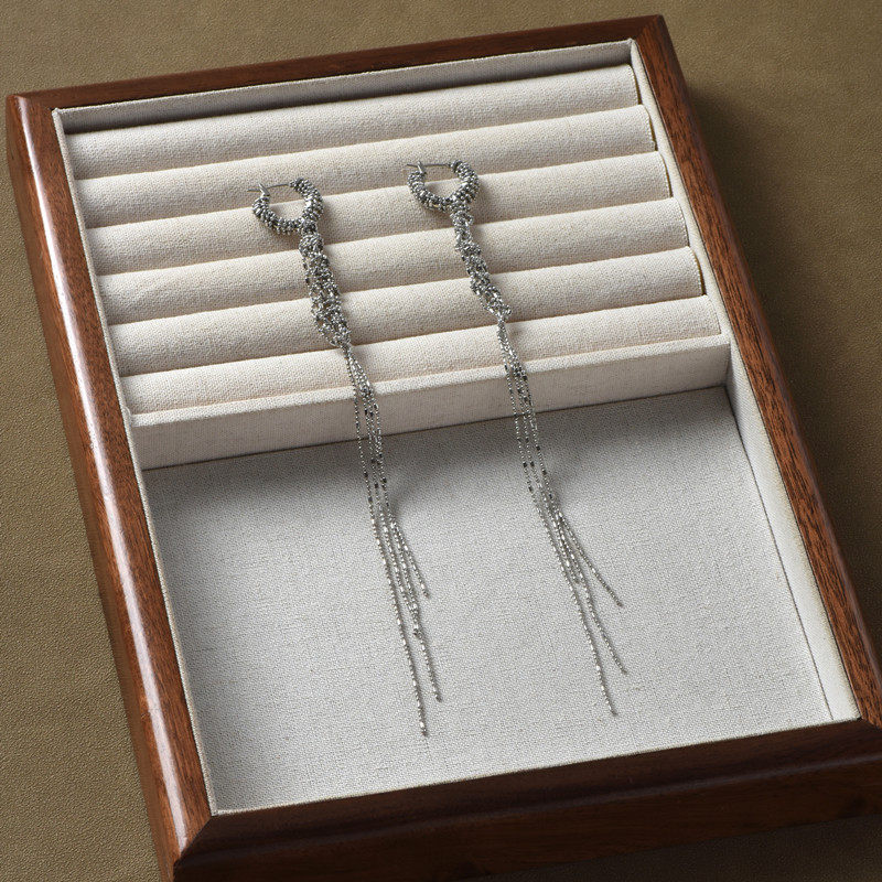 长款缠绕编织流苏耳环女法式轻奢小众设计高级感耳坠耳线耳饰项链,饰品/流行首饰/时尚饰品新,耳环,淘宝优惠券,粉丝福利购,淘宝优惠卷