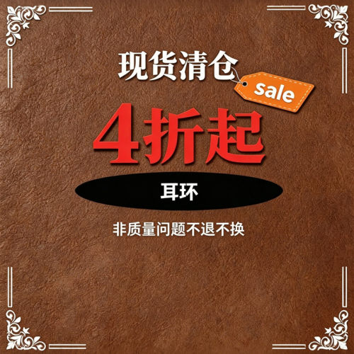 【清仓专区】 特价4折起 耳环耳钉耳夹耳饰 小众饰品合集