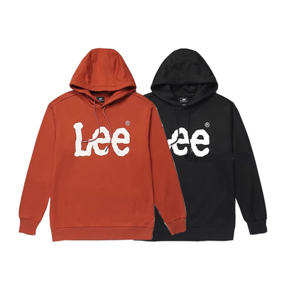 正品lee休闲连帽卫衣男