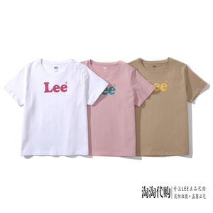Lee短袖T恤女士23新款纯棉LWT0052753RT00F-K14000-A03702-A02850