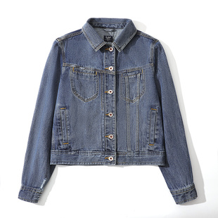 Lee牛仔夹克女士22春秋新款101+刺绣外套LWT002514100201-A01271