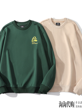 Lee卫衣男士春秋圆领套头印花休闲LMT003711101228-97W000-A01736