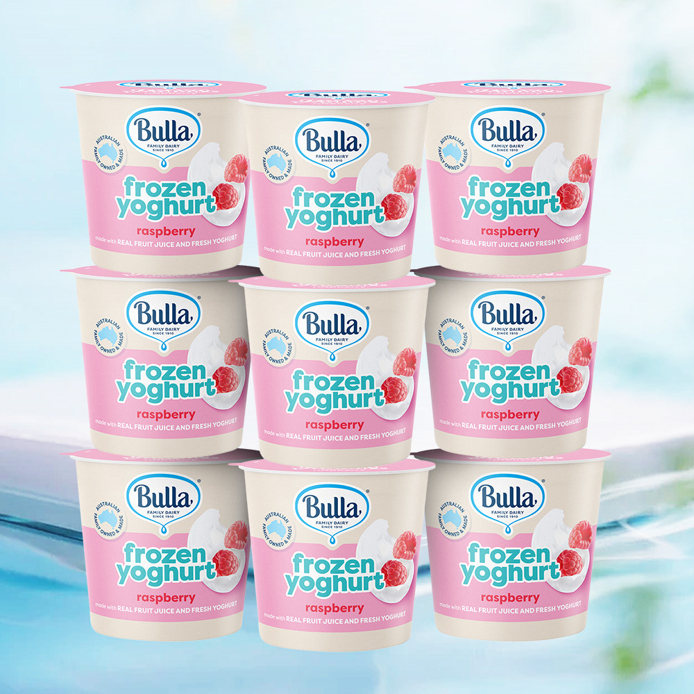 【每月特惠】Bulla澳洲莫里街脆皮冻酸乳杯装奶油曲奇大桶冰淇淋