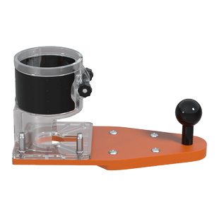 二合一连接件开槽器木工修边机底座开槽支架神器辅助工具简易导轨
