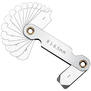 不锈钢r规全套高精度半径规样板R角规规尺弧度圆角测量工具圆弧尺