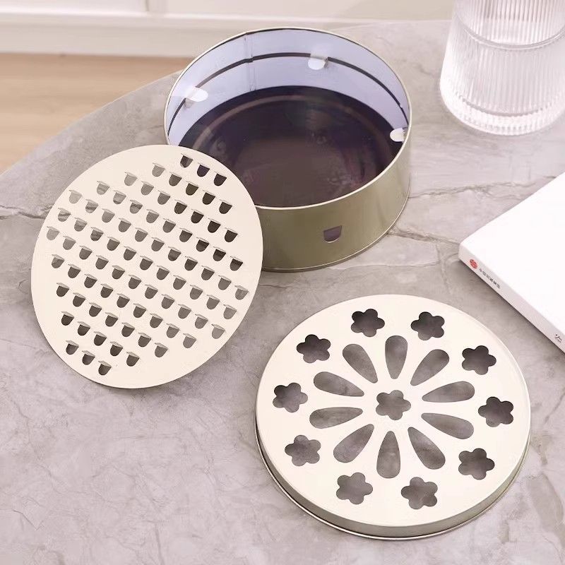 加大蚊香盒家用带盖支架露营户外接灰盘便携驱蚊神器设计实用