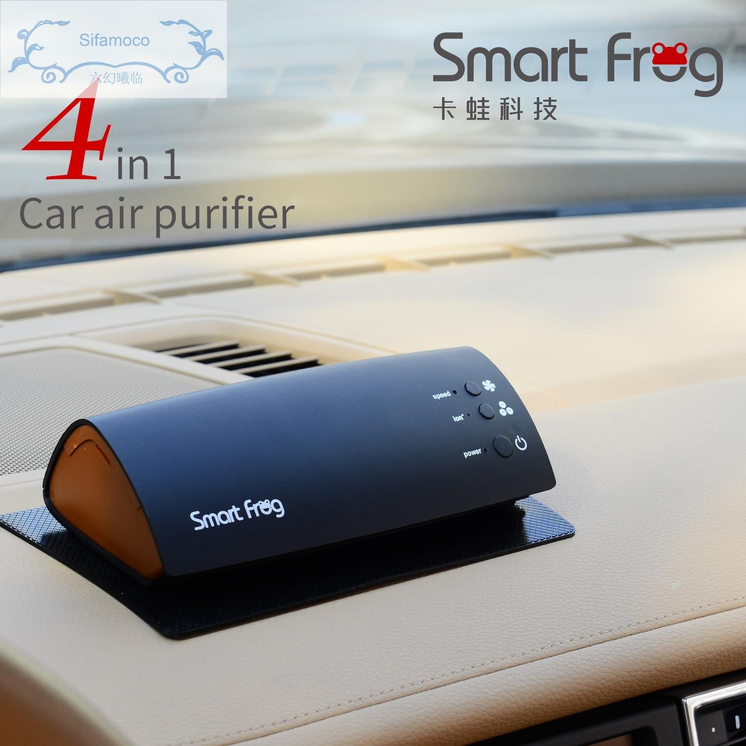 [六幻曦临数码车用氧吧,空气净化器]卡蛙罗伯特车载空气净化器 小型光触媒月销量1件仅售114元