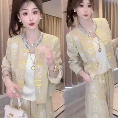 时尚套装女2025春秋新款气质显瘦