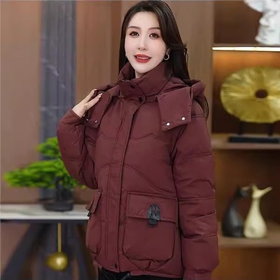 时尚冬季羽绒棉服女2025新款流行