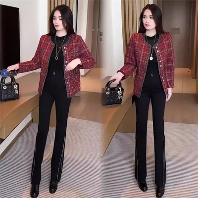 洋气小香风短外套女2025秋冬新款