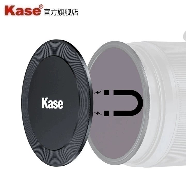 Kase卡色 金刚狼/天眼磁吸圆镜镜头盖 67/72/77/82/49/52/55/58/62/95mm磁吸滤镜专用前盖 后盖 保护镜头滤镜