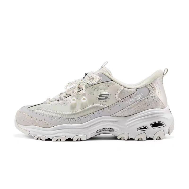 Skechers斯凯奇25新款夏女士轻质舒适柔软休闲绑带老爹鞋150559,运动鞋new,运动休闲鞋,淘宝优惠券,粉丝福利购,淘宝优惠卷