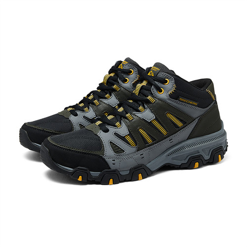 Skechers斯凯奇男士潮流配色时尚百搭运动绑带高帮鞋237612