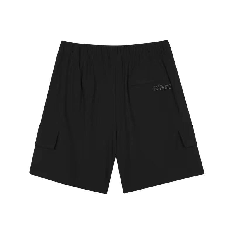 Skechers斯凯奇女款夏季显瘦热裤直筒裤子休闲运动短裤L124W056