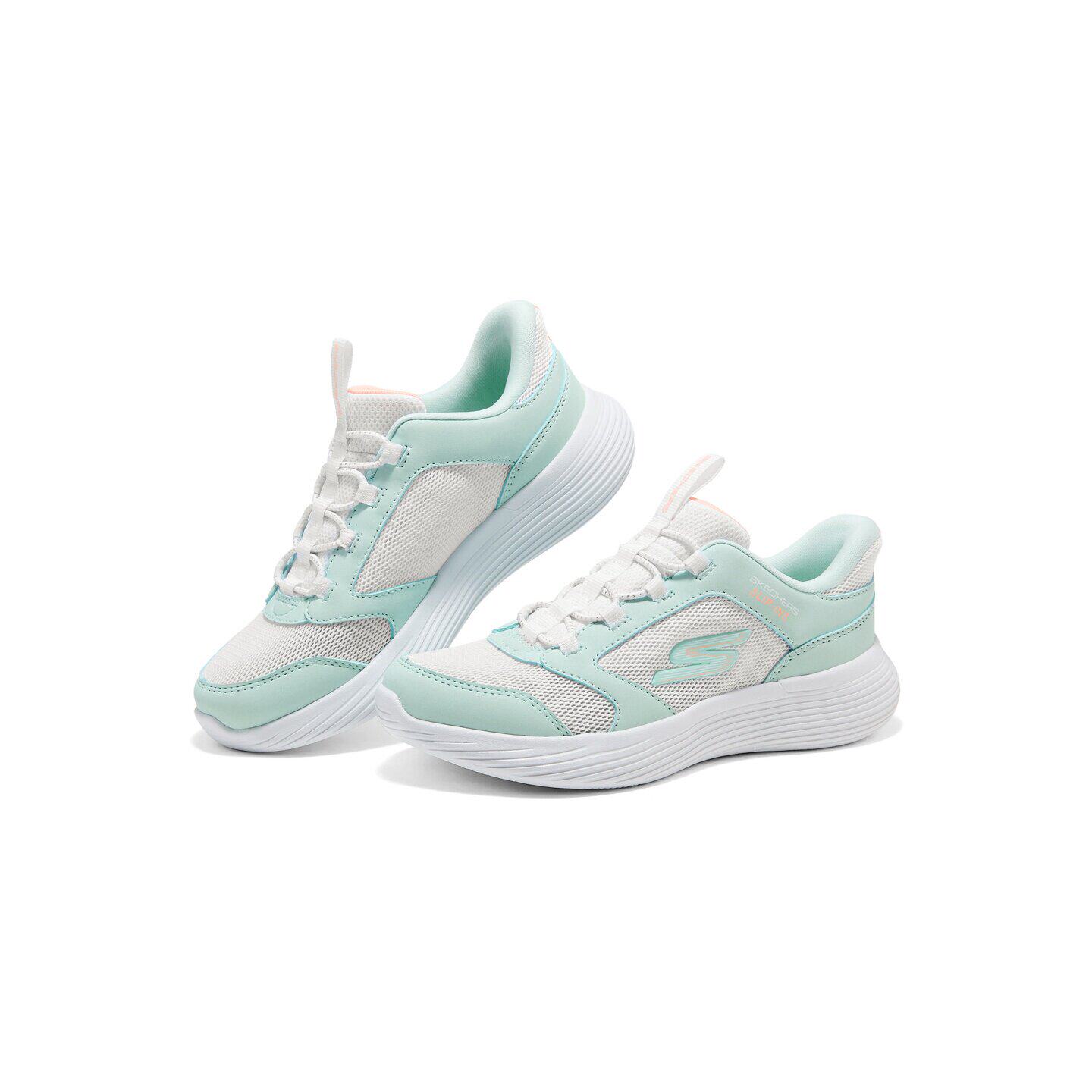Skechers斯凯奇女童百搭运动鞋透气记忆鞋垫儿童休闲鞋319086L