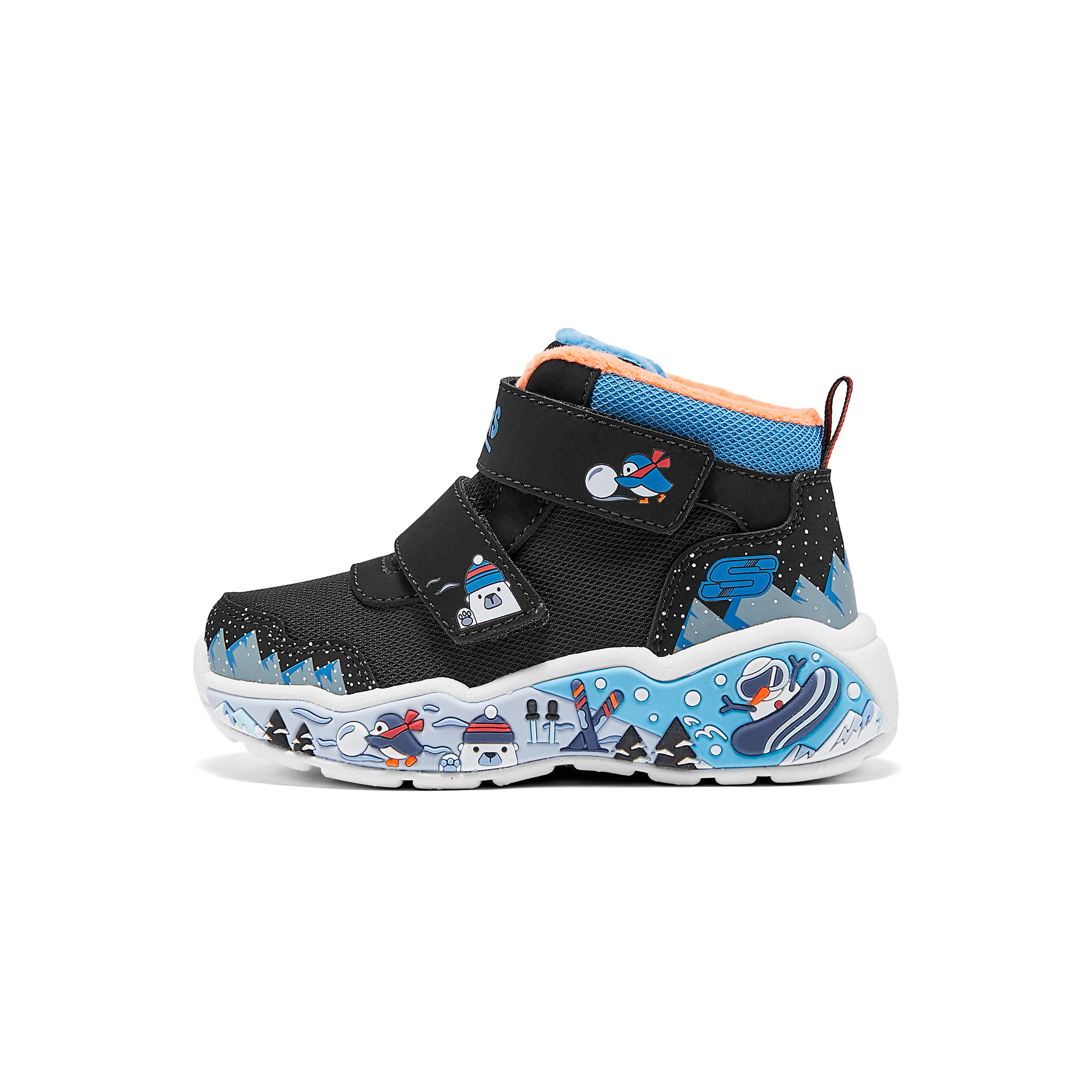Skechers斯凯奇小童款秋冬保暖童趣可爱加绒407319N雪地靴303163N