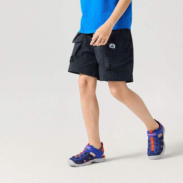 Skechers斯凯奇男童夏季户外防滑溯溪透气包头运动凉鞋407015L