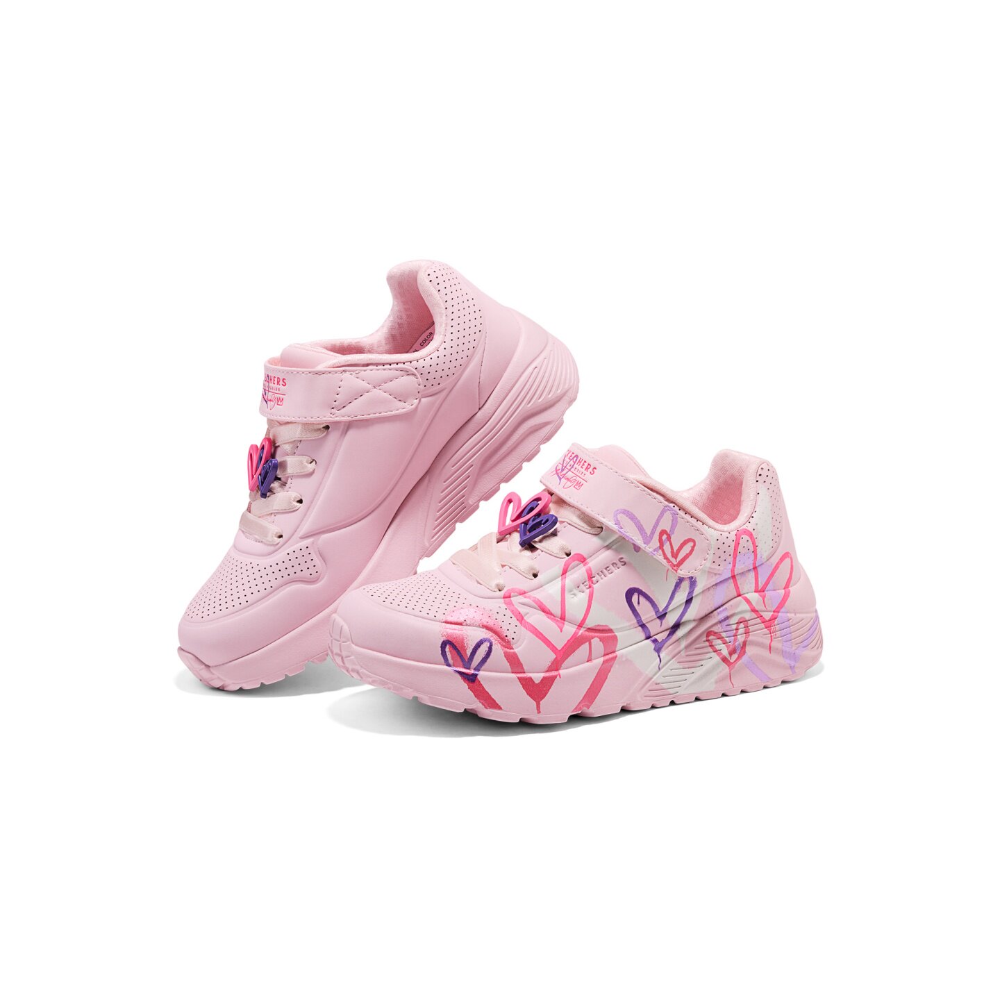 Skechers斯凯奇2025新款女童高回弹轻质舒适帆布鞋板鞋314966L