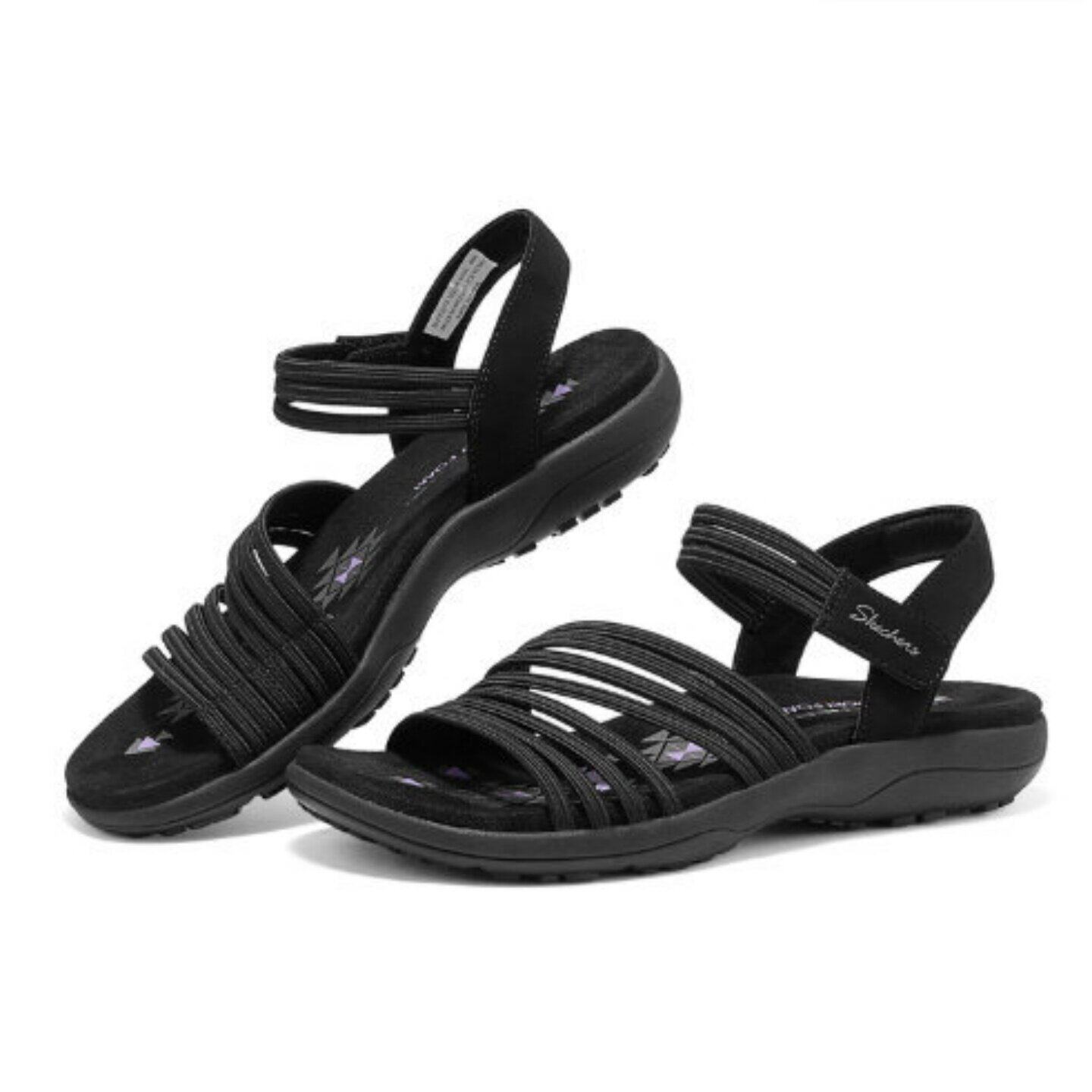 Skechers斯凯奇新款女士春夏季简约舒适透气休闲百搭凉鞋163573