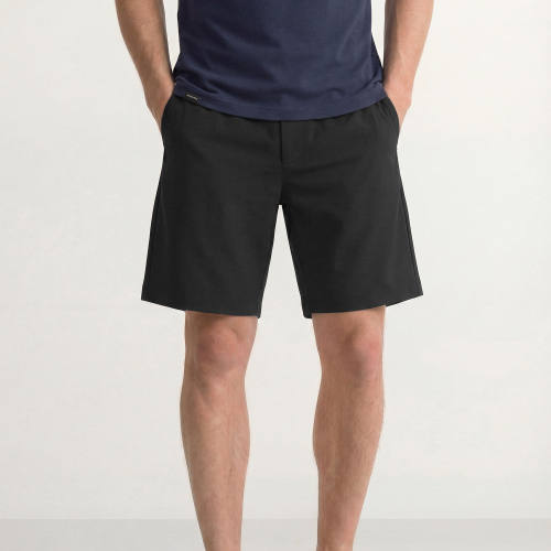 Skechers斯凯奇男子夏季宽松舒适无束缚梭织休闲运动短裤L226M066