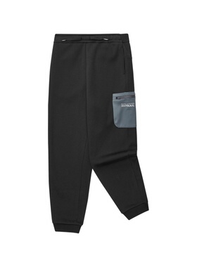 Skechers斯凯奇24冬季新款男孩舒适加绒保暖针织长裤P424B021