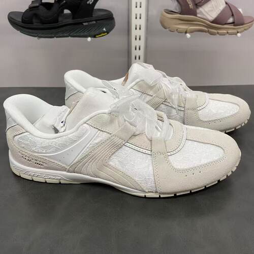 Skechers2026新款闪穿科技蕾丝玛丽珍透气复古单鞋104788