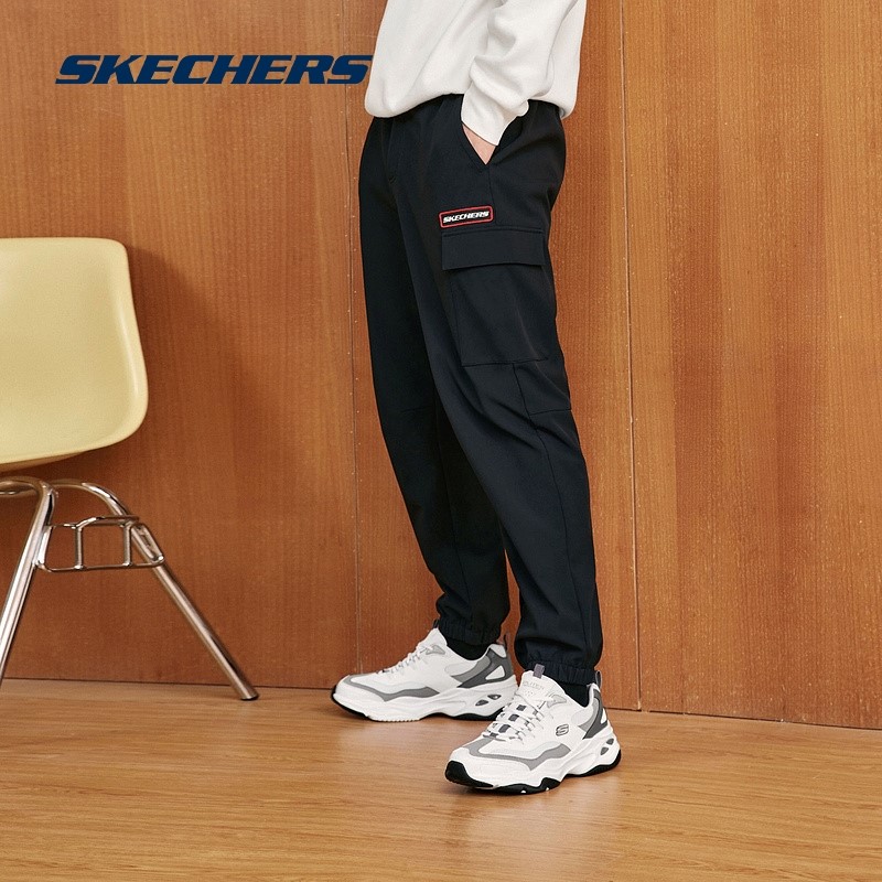 加绒多口袋梭织运动长裤Skechers