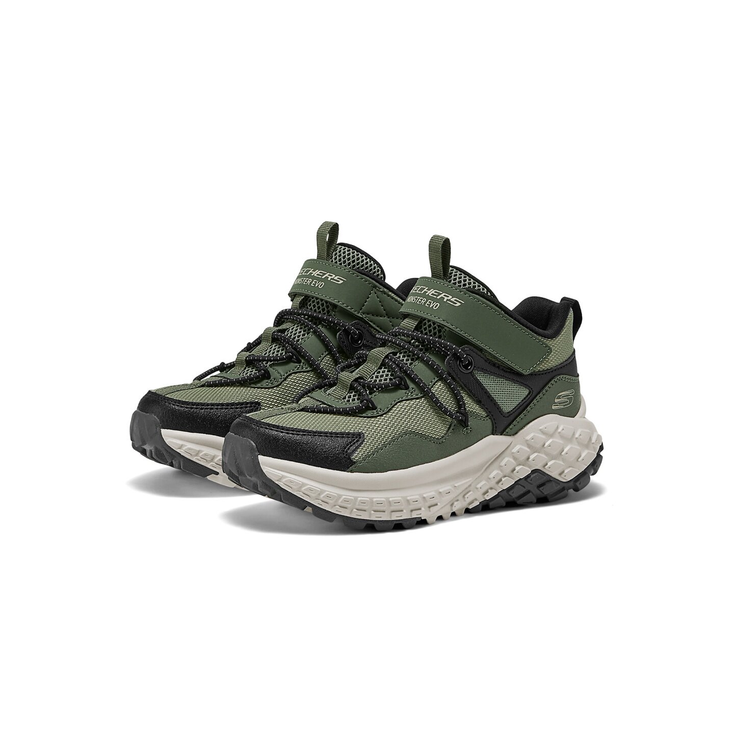 Skechers斯凯奇25新款男童秋冬款纯色舒适保暖高帮雪地靴405335L