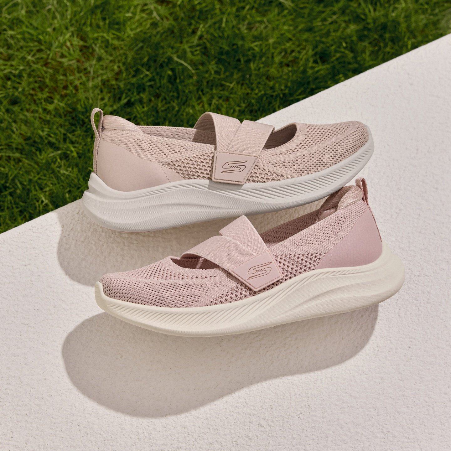 Skechers斯凯奇女士夏软底透气纯色百搭通勤休闲浅口单鞋117732,运动鞋new,运动休闲鞋,淘宝优惠券,粉丝福利购,淘宝优惠卷