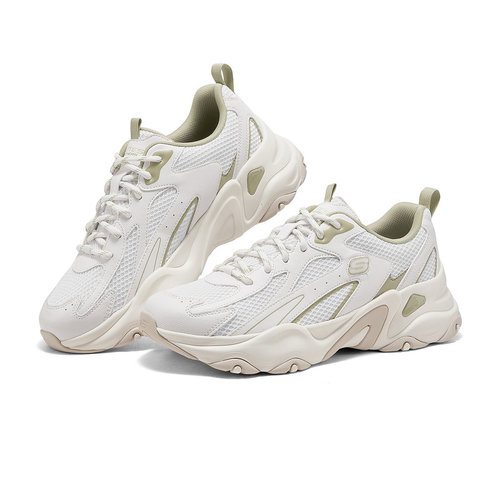 Skechers斯凯奇男鞋春季新款老爹鞋轻质缓震厚底休闲运动鞋232496