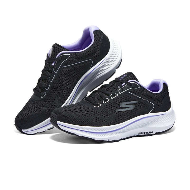 Skechers斯凯奇女新款轻质网面舒适透气缓震基础运动跑步鞋128607