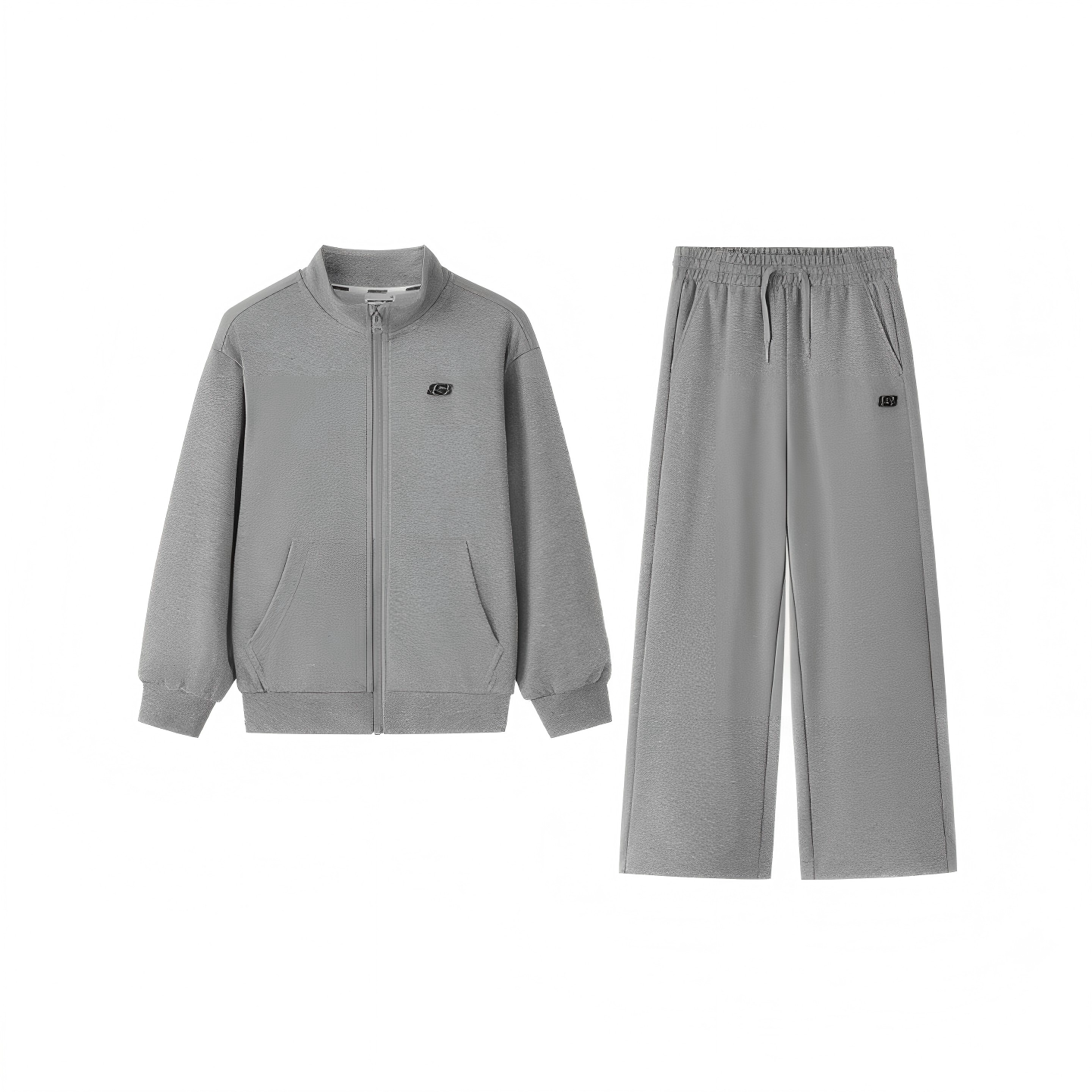 Skechers斯凯奇男女童秋冬长袖套装针织外套+针织长裤L425K134