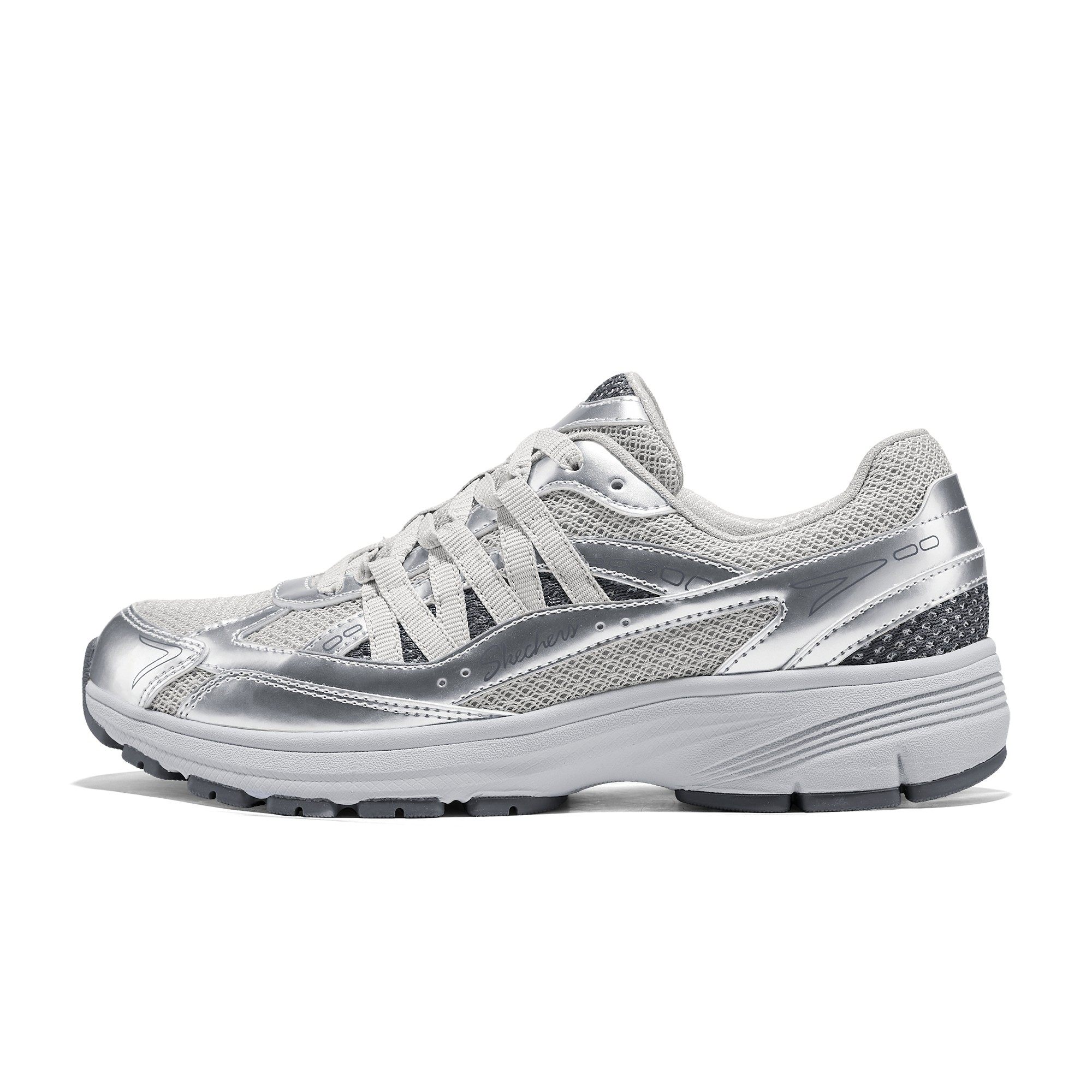 Skechers斯凯奇夏季新款女鞋网面透气舒适柔软缓震运动鞋159306
