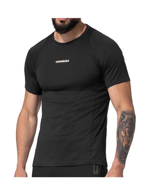 HAYABUSA 隼运动T恤速干训练健身短袖 高弹修身男秋冬款