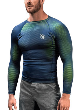 HAYABUSA 隼防磨服变色龙防磨衣健身运动休闲散打拳击紧身衣